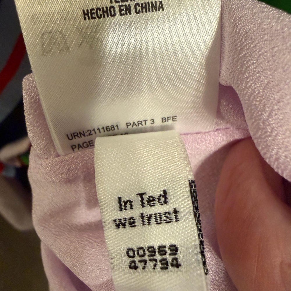 Ted Baker London Stripe Dress sleeveless Blush Pink Kelly Green Navy (US size 4) - Picture 3 of 12